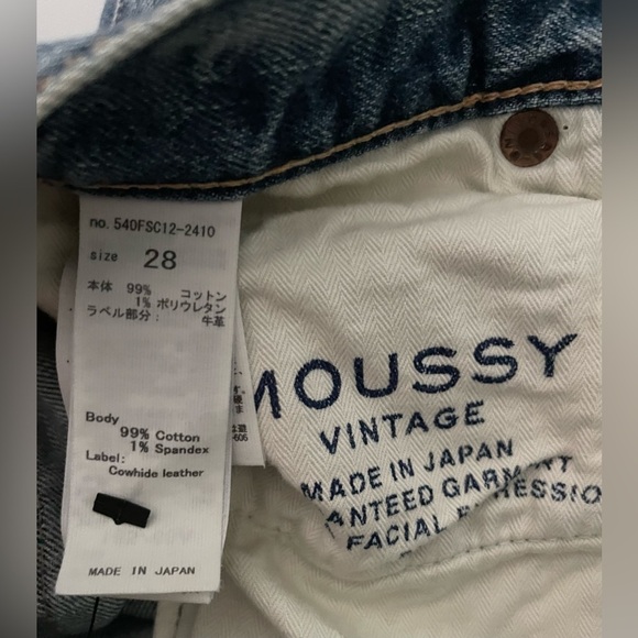 MOUSSY MV Carter Friend Jean in Blue 001 SZ 28 540FSC12-2410 light denim - Picture 6 of 11